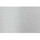 Lamiera forata in fe (acciaio comune) dalle dimensioni 100x200cm, spessore 0,8mm, foro ø2mm, passo 3,5mm a 60°