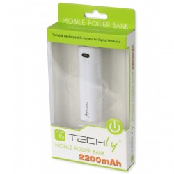Carica Batterie Power Bank per Smartphone 2200 mAh USB