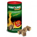 Accendifuoco naturale Diavolina - 100 cubi