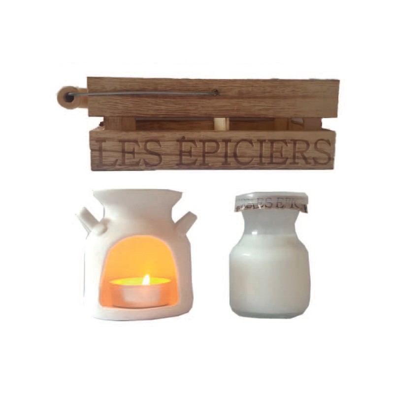 Bruciatore di fragranza Les Epiciers - Milk Box