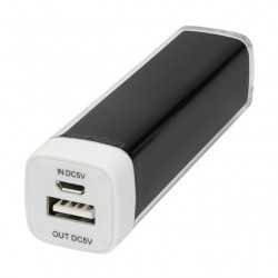 Carica batterie di emergenza per Smartphone 2200 mAh USB nero