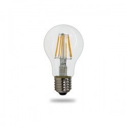 Lampadina LED E27 8W Bulb A67 filamento - 2700K Bianco caldo