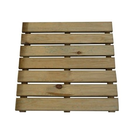 Pedana zigrinata in legno 50x50x3,2cm
