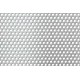 Lamiera forata inox (aisi 304) dalle dimensioni 100x200cm, spessore 0,8mm, foro ø5mm, passo 8mm a 60°