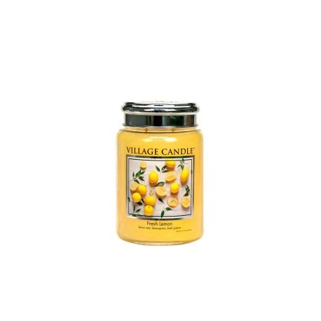 Candela in giara di vetro Village Candle - Fresh Lemon L