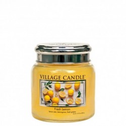 Candela in giara di vetro Village Candle - Fresh Lemon M