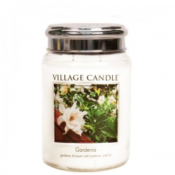 Candela in giara di vetro Village Candle - Gardenia L