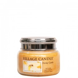 Candela in giara di vetro Village Candle - Honey Comb M