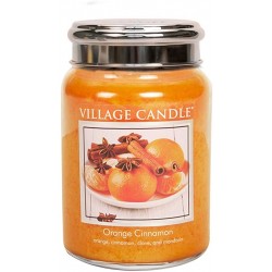 Candela in giara di vetro Village Candle - Orange & Cinnamon L