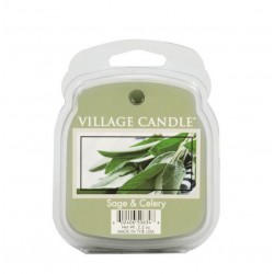 Candela Melt Village Candle - Sage&Celery