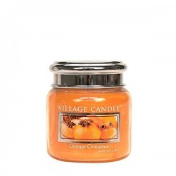 Candela in giara di vetro Village Candle - Orange & Cinnamon M