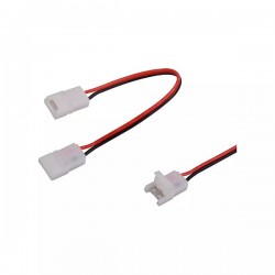 Connettore flessibile per Strip LED di larghezza 10mm Innesto rapido tramite clip 2 Pin