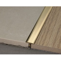 Profilo pavimento freccia ottone lucido - cm 90x40mm