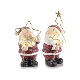 Babbo Natale con stella LED