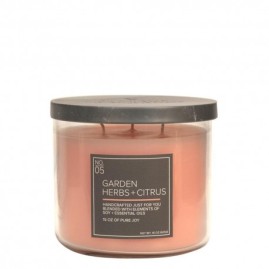 Candela Soia Village Candle - Garden Herbs & Citrus