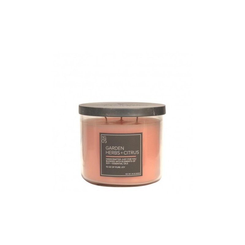 Candela Soia Village Candle - Garden Herbs & Citrus