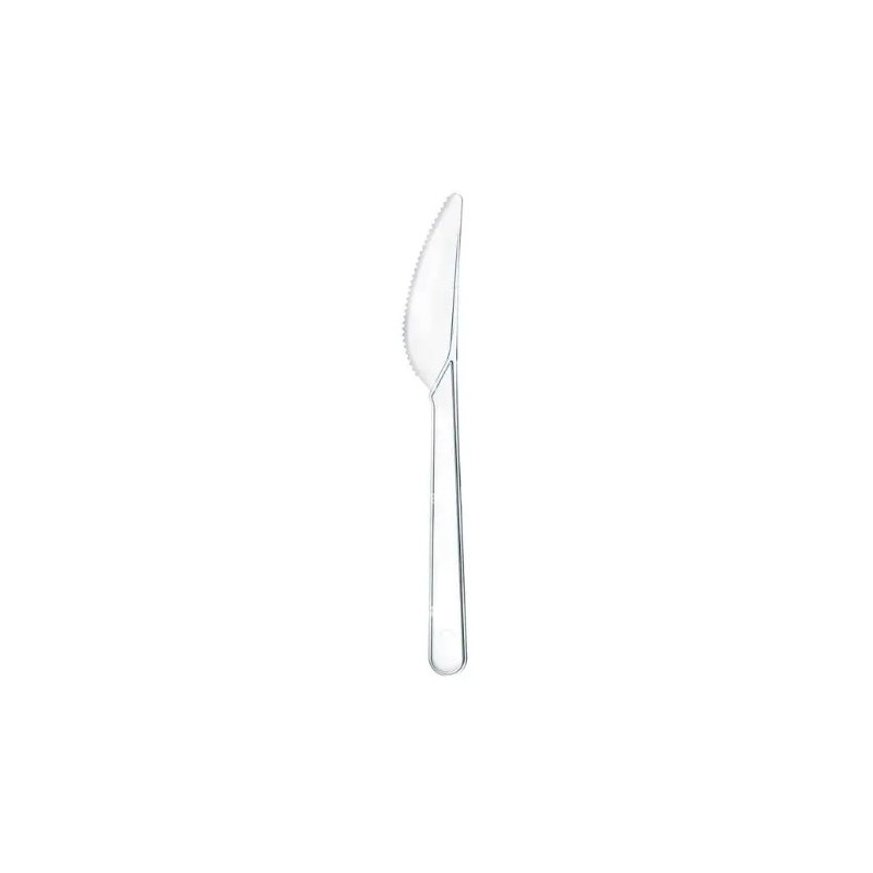 Coltello trasparente Re-Usable Doplà 50pz