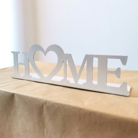 Scritta "Home" da appoggio