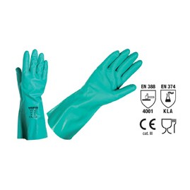 Guanto nitrile Alto verde - tg 10